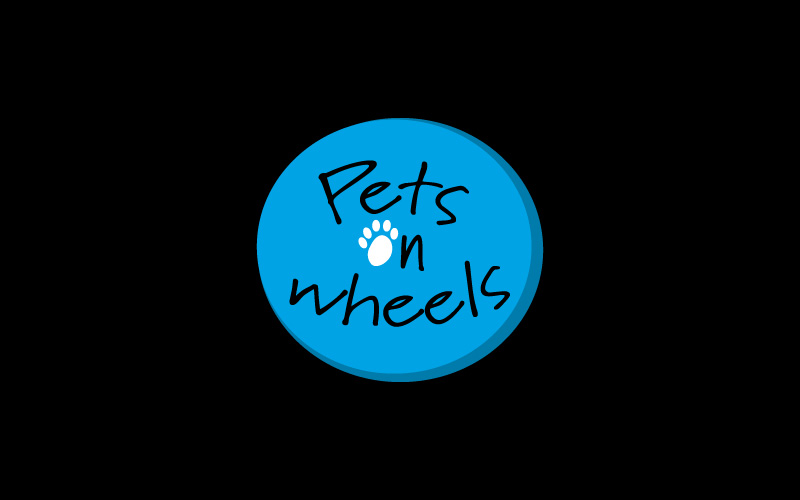 Mobile Dog And Cat Grooming Logo Design