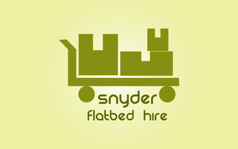 Flatbed Hire Logo Design