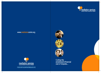 Corporate business folder design