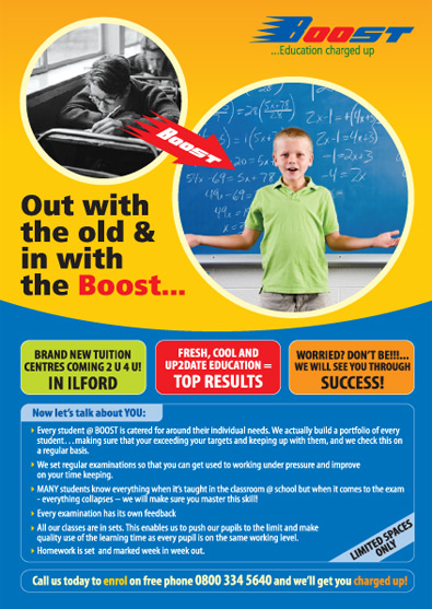boost Flyer design