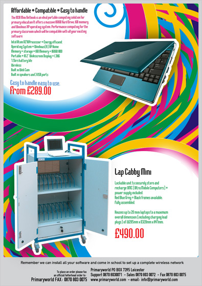 lap cabby Flyer design