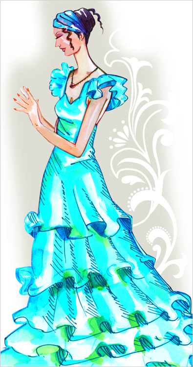 Contemporary fashion illustration