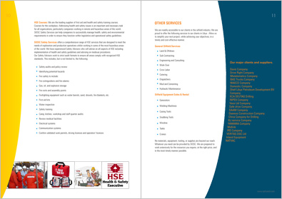 Oil Company Brochure Design 
