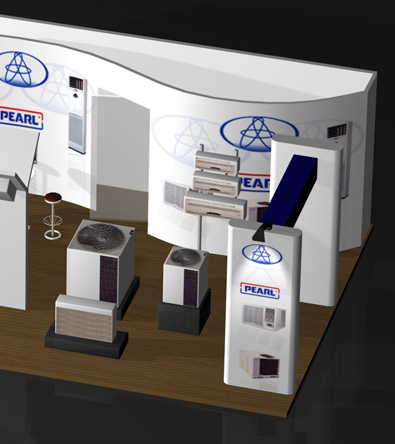 Custom built exhibition stands