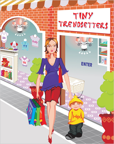 Girl cartoon character