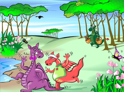 Dragon Book Illustration