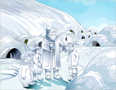 Christmas Book Illustration
