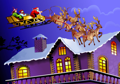 Santa Claus Book Illustration
