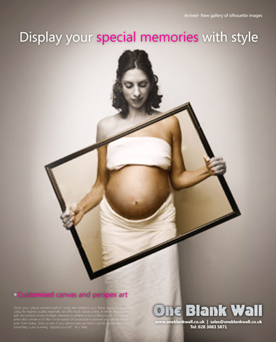 Newspaper advert design