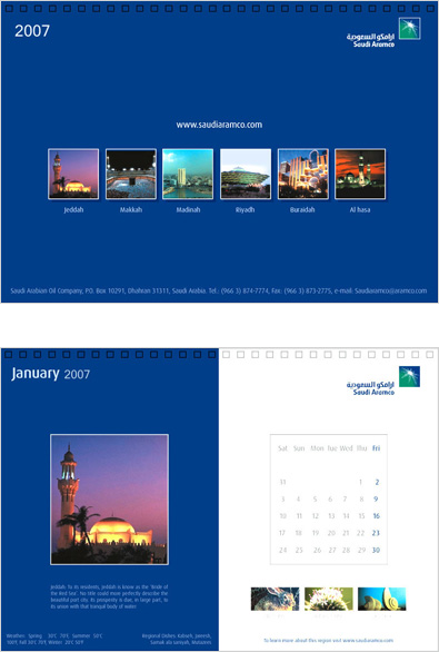 A5 calendar Design 