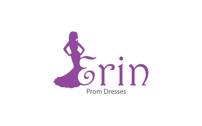 Prom Dresses Logo Design