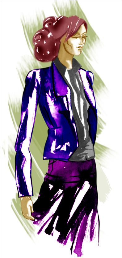 Digital fashion illustration portfolio