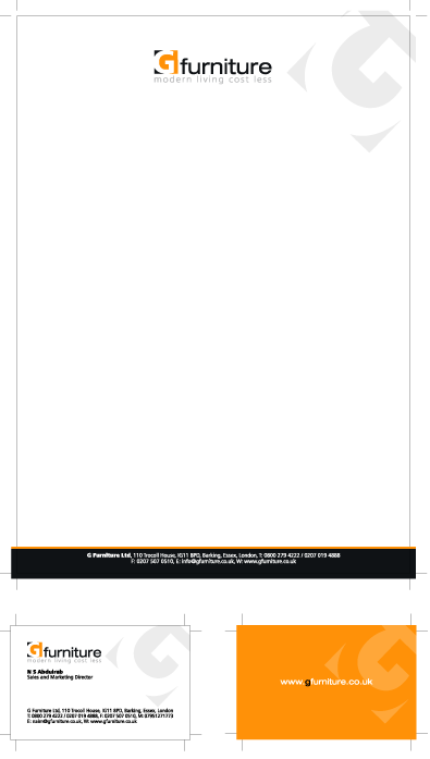 Stationary Design and Print UK works
