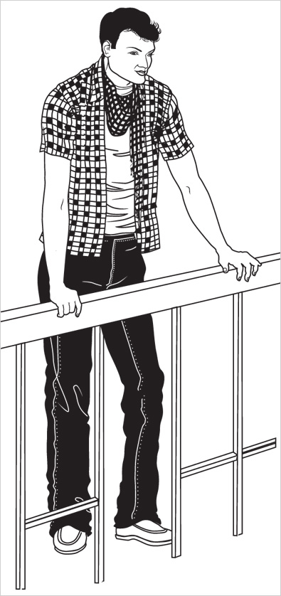 Gents fashion illustration