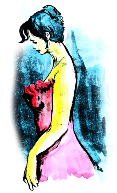 Manual painting fashion illustrations