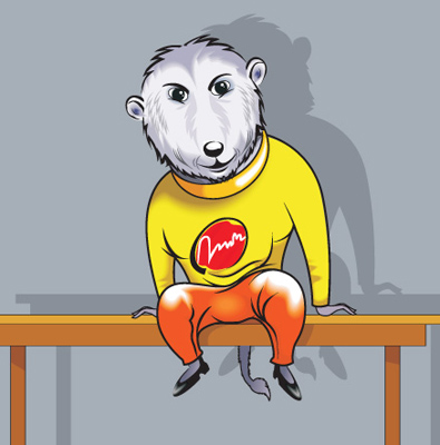 Flash cartoon character
