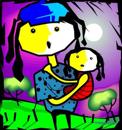 Cartoon drawing for kids