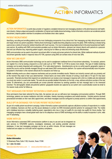 Telecom Company Flyer Design