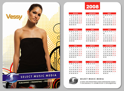 Pocket Calendar Design 
